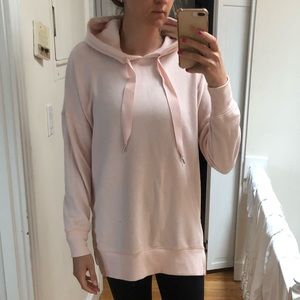 Aerie Side Zip Baby Pink Sweatshirt